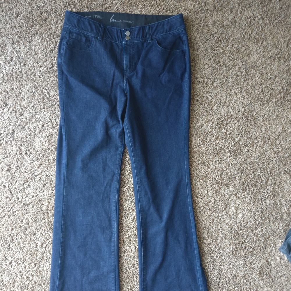 New Lane Bryant Flare Jeans 16 long